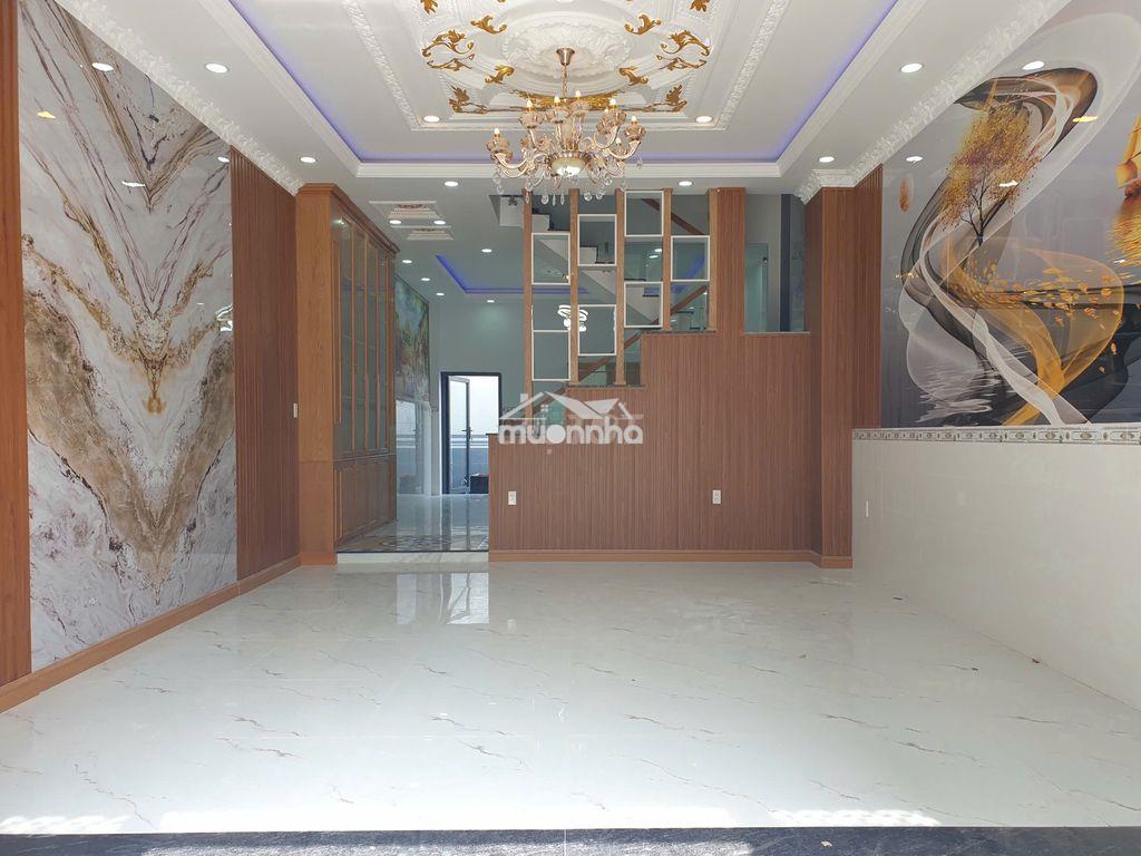 Nhà phố xinh 5x17, 3 lầu, gần trường thpt bà điểm, chợ đầu mối hóc môn - Ảnh 4