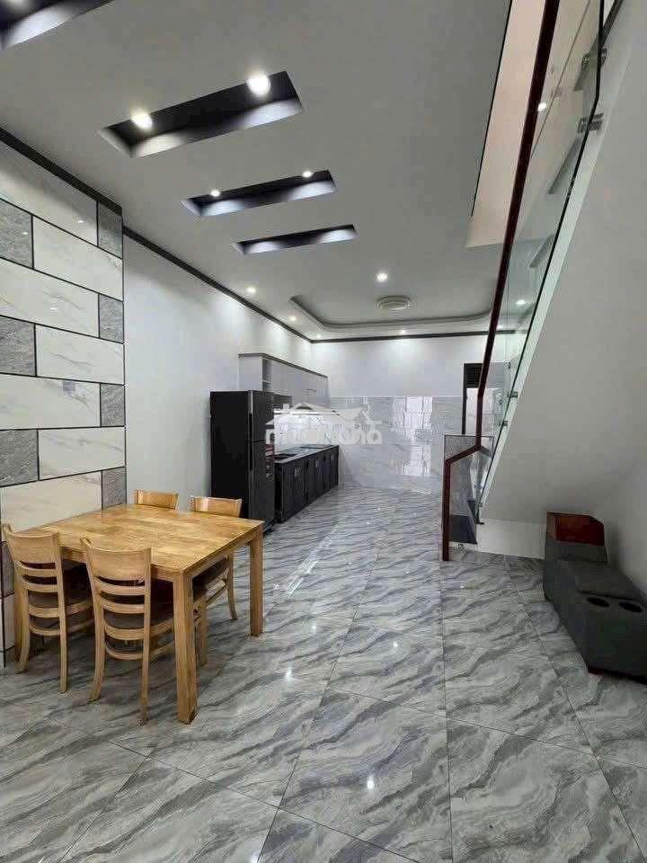 Cho thuê nhà trệt lầu 2pn 3wc full nội thất gần chợ phú hòa - 4