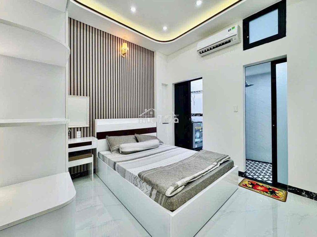 Bán nhà gò vấp, hẻm xe hơi 1/  phan văn trị, ngay emart, 45m2, 3 pn fu - 2