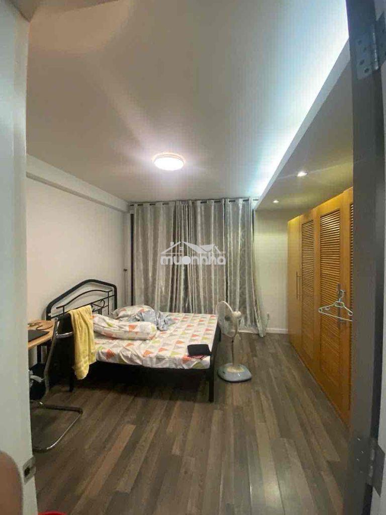 Cho thuê nhà khu bàu cát p14 tân bình. dt: 4m5 x 16m 3 tầng giá 16tr
