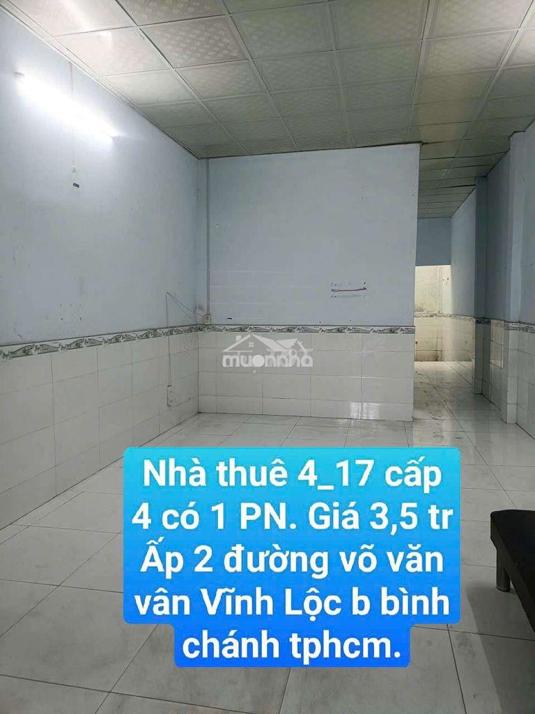 Nhà thuê 4_18. ấp 2 đường võ văn vân vĩnh lộc b bình chánh tphcm
