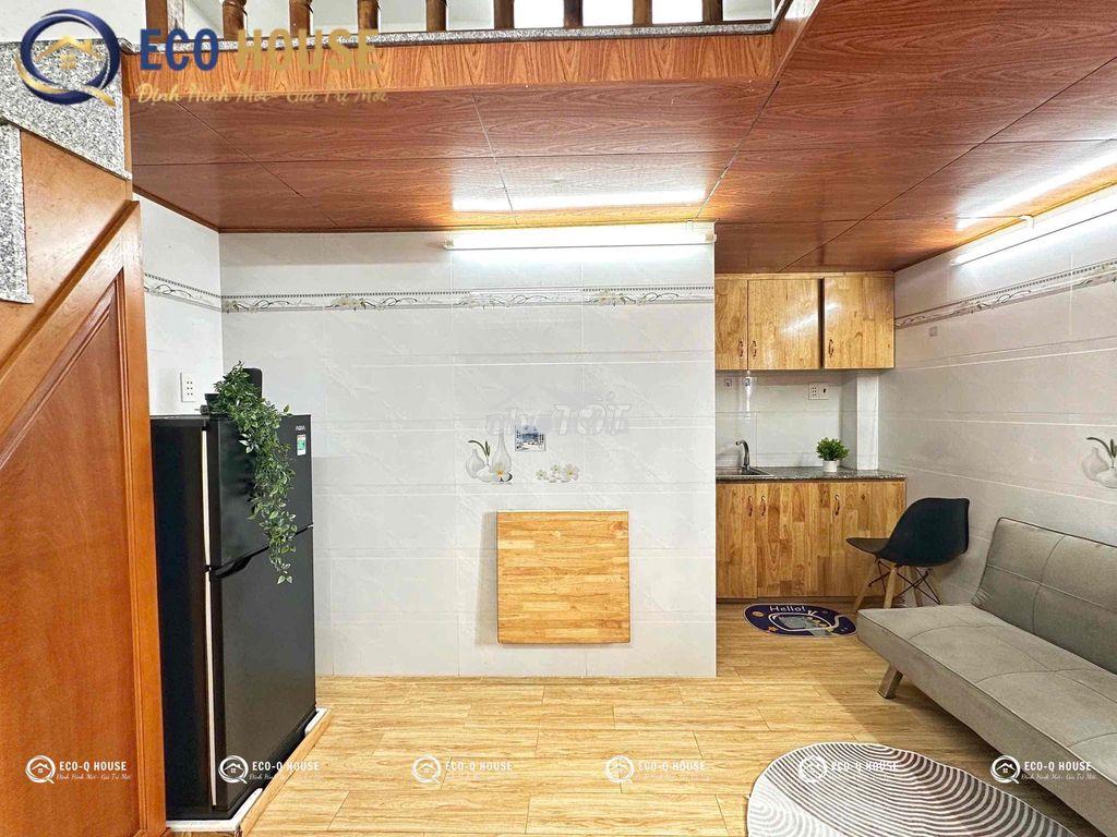 Studio gác lửng full nội thất - gần aeon bình tân - chỉ 4,4 triệu - 4
