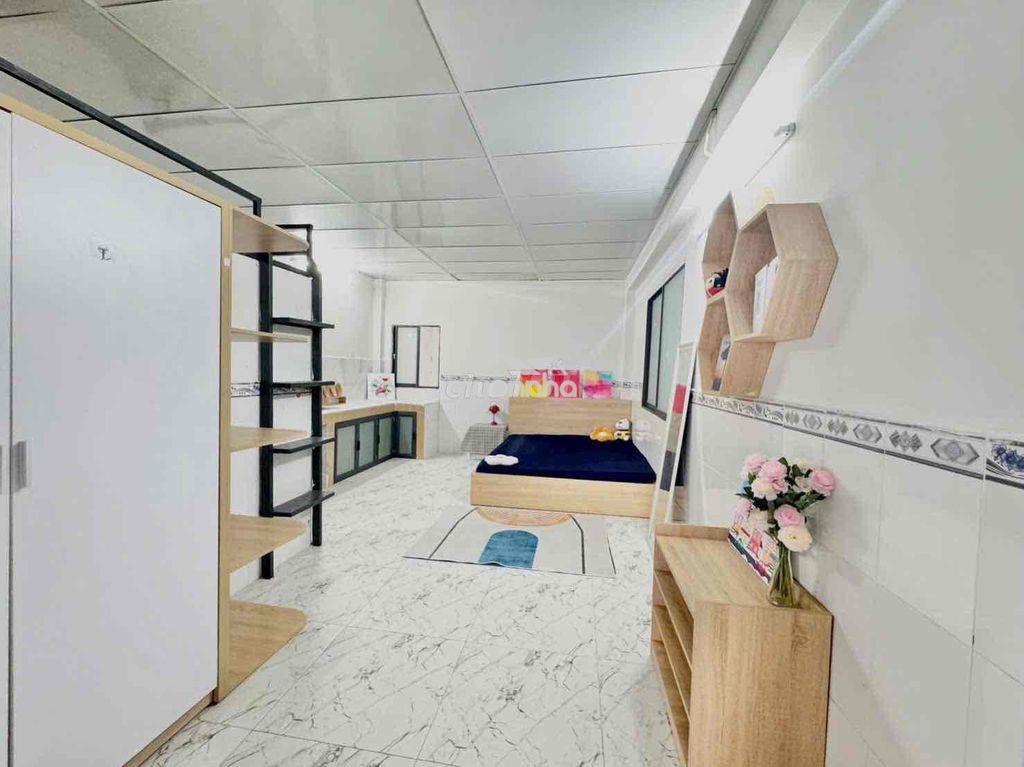 Phòng gác đủ nội thất, cầu tân thuận thoáng rộng 25m2 cửa sổ, gần q4 - Ảnh 2