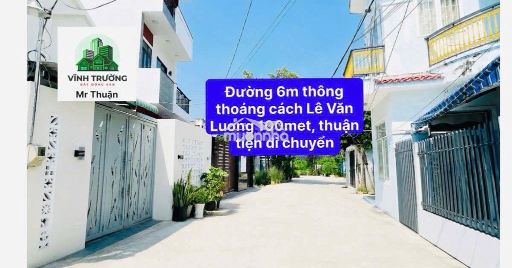 Bán đất 168m2 - lê văn lương -ngang bề thế 7m - giá chỉ 4,5 tỷ - 3