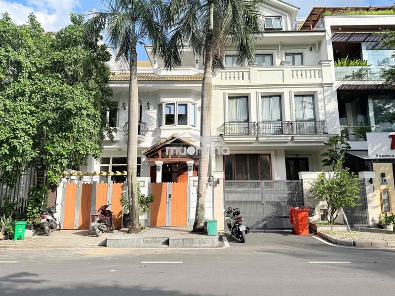 Cho thuê biệt thự nam thông quận 7, 5pn full nt, hầm 4 lầu 70 trệu/ th