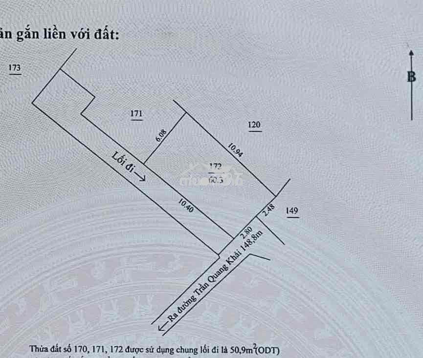 Đấy 2 mặc kiệt 2m3 trần quang khải  sơn trà đà nẵng  diện tích : 60m - 2