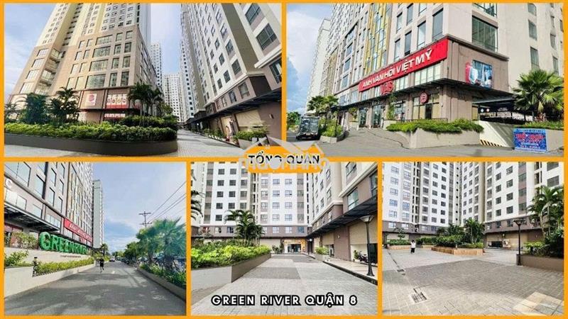 Chính chủ bán ch green river q8, dt 65m2/ 2pn, nhà mới, giá 2.77 tỷ