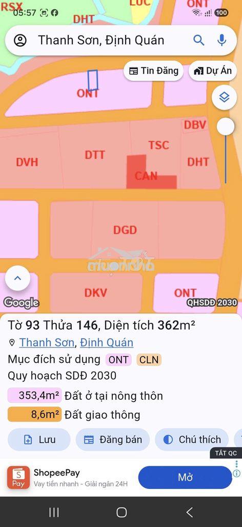 Bán đất mặt tiền đường mới.dt761 . có sẵn nhà cấp bốn .đồng hồ điện - 4