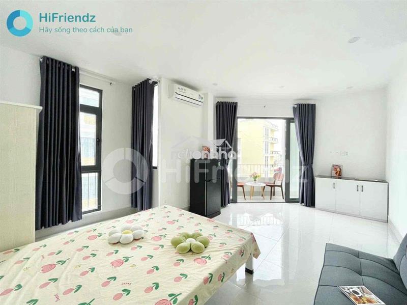 Cho thuê studio bancol full nt - diện tích rộng - gần hương lộ 2 - btd