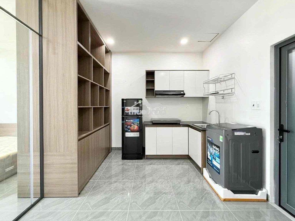 Cho thuê chung cư mini 1 phòng ngủ tách bếp, ban công như hình - Ảnh 3