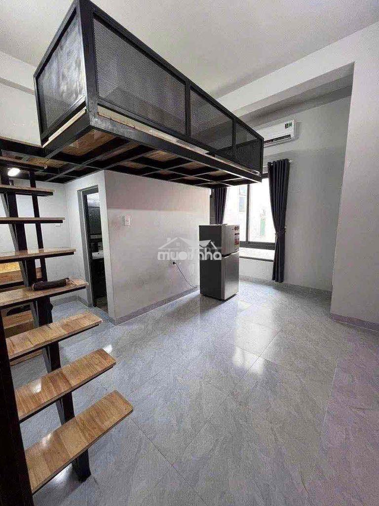 Phòng có gác bancong, cửa sổ mới xây đầy đủ nội thất gần cầu chữ y - 4