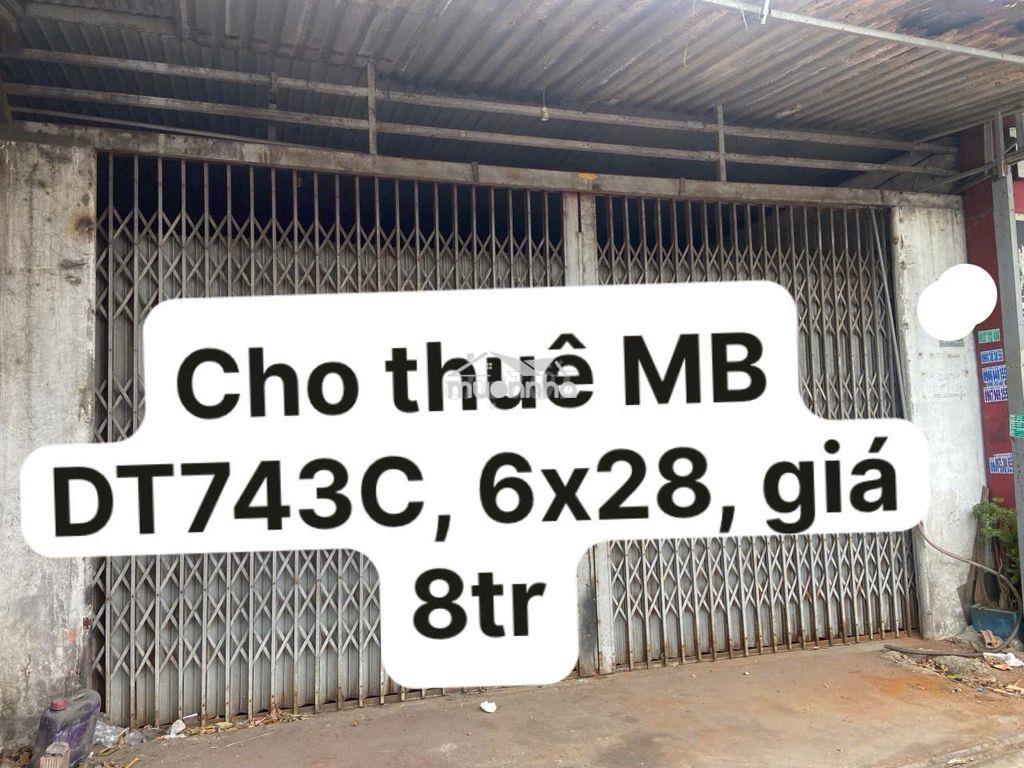 Cho thuê mb kd , 6 x 28m, giá 8tr./ tháng - 3