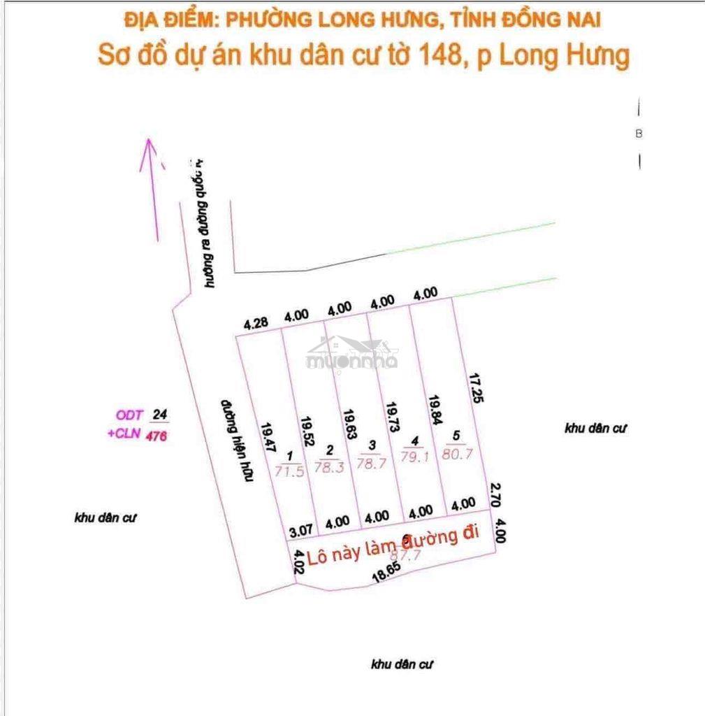 Bán đất an hoà 1 sẹt ngô quyền đất 2 mặt thoáng đường xe tải 1 tỷ 2 lo - 2