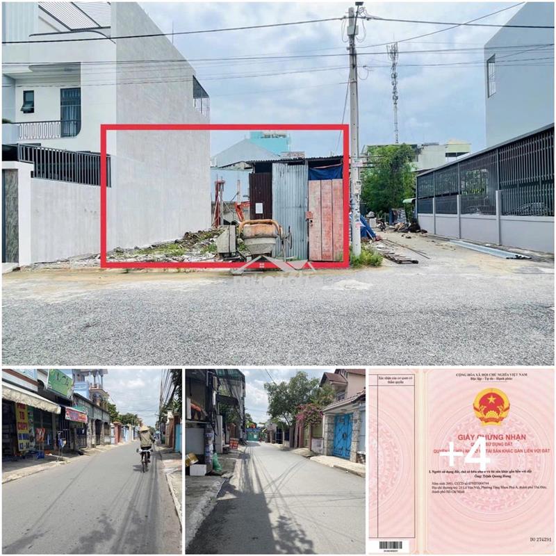 Bán lô đất sổ riêng thổ cư nở hậu diện tích 162m2 giá 1,430 tỷ còn bớt