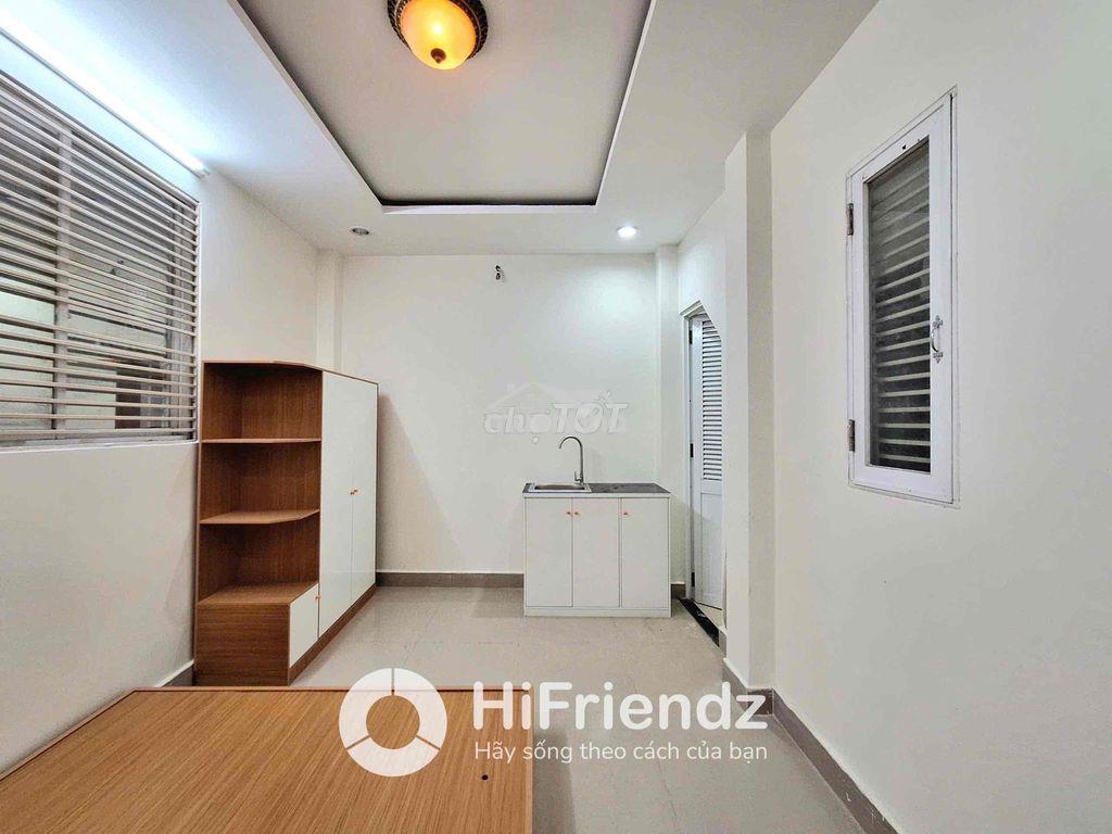 Studio cửa sổ trời full nội thất đi bộ qua đh văn hiến cho tsv 2k8 - 2