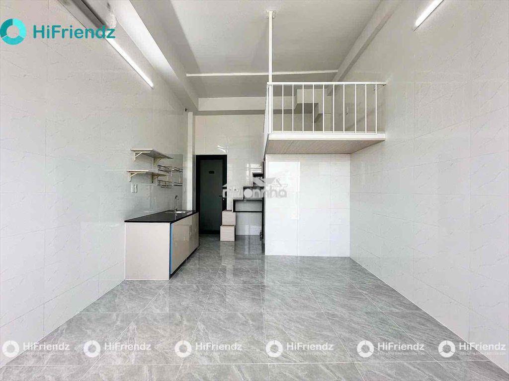 Cho thuê căn hộ dịch vụ có gác cửa sổ thoáng full nội thất - Ảnh 2