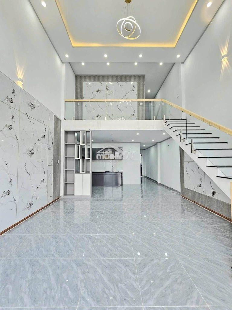 1tỷ6 –nhà phố mới đẹp 90m2 gần cây xăng đức hưng, 3 phòng ngủ,sân oto  - 2