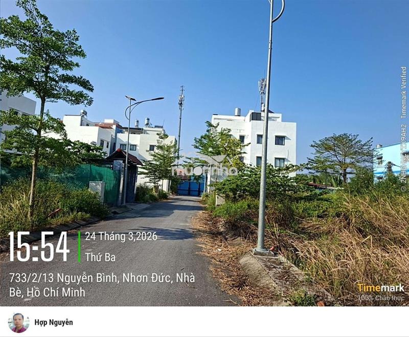 Bán đất thổ cư hẻm ô tô 7m cạnh mặt tiền nguyễn bình, nhà bè