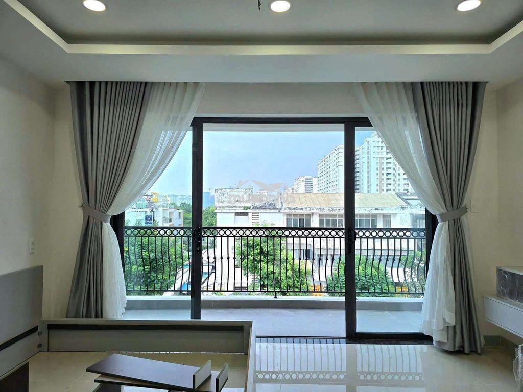Cho thuê chdv ban công full nội thất gần ngay chung cư dream home - Ảnh 4