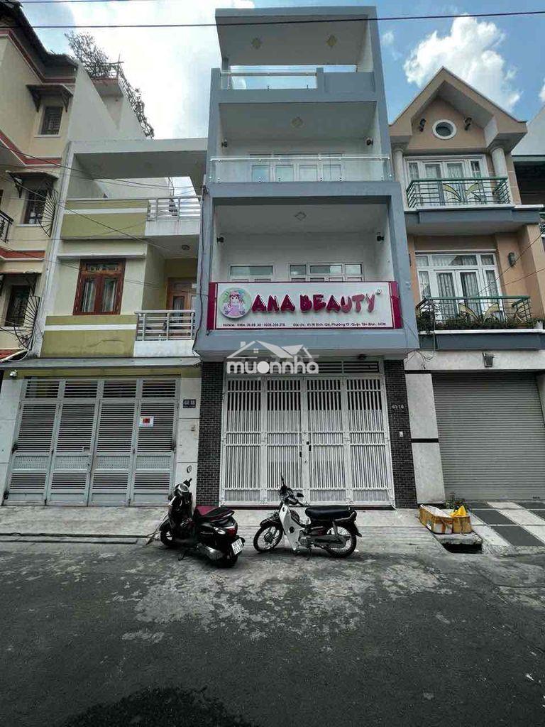 Nhà đẹp ! 61/16 bình giã, p.13-dt: 5x15m - trệt + 2l+st (4pn-6wc)=24tr