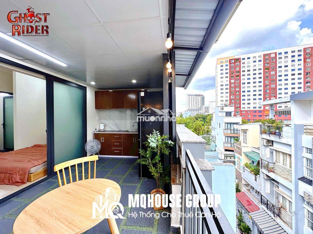 New 100% - penthouse 1pn balcony, giặt riêng - chợ bà chiểu, bờ kè ts - Ảnh 2