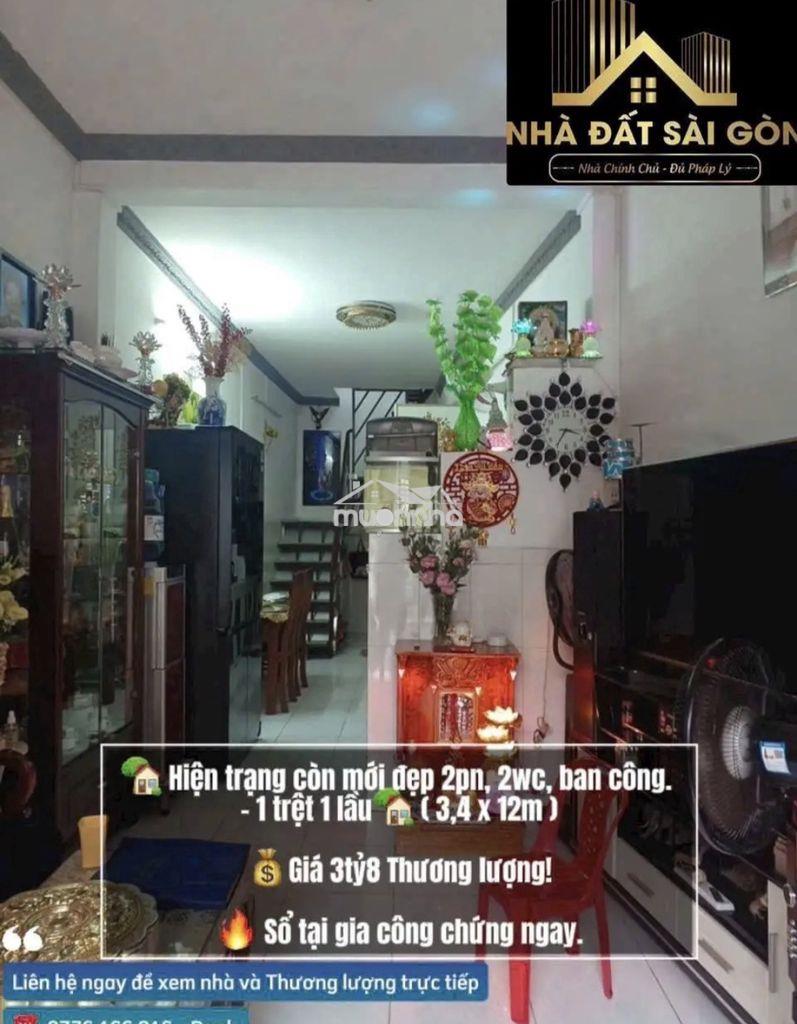 💥Chủ cần bán giảm gấp 200tr , mặt tiền hẻm xe tải 5m - dtsd 60m² - 3