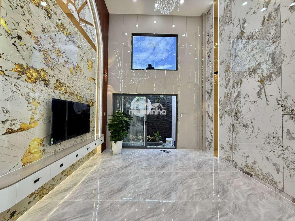Siêu phẩm ngang 4,5m xây 4 tầng thang máy hẻm 13m khu vip lê thị riêng - 4