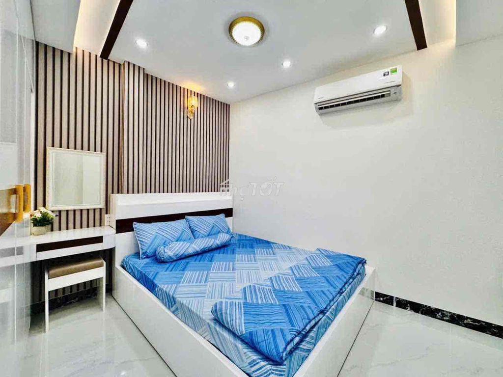 Bán nhà gò vấp, hẻm xe hơi 1/  phan văn trị, ngay emart, 45m2, 3 pn fu - 4
