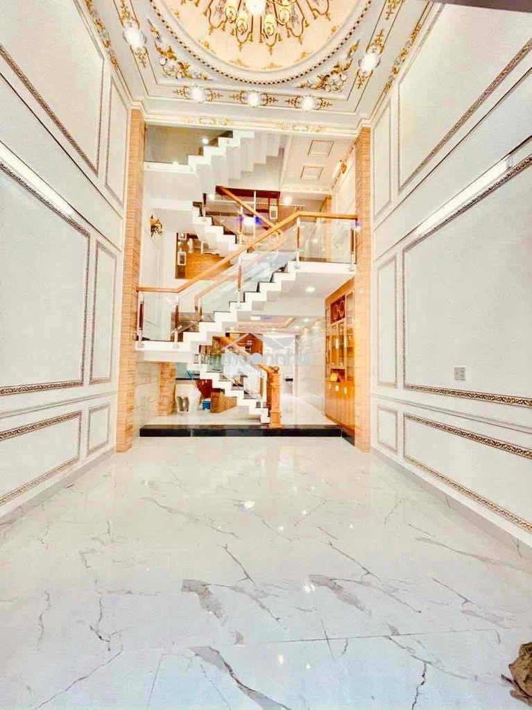Cho thuê nguyên căn nhà mới xây 100% dt 250m2 1trệt 1lửng 3lầu 4pn 5wc - 3