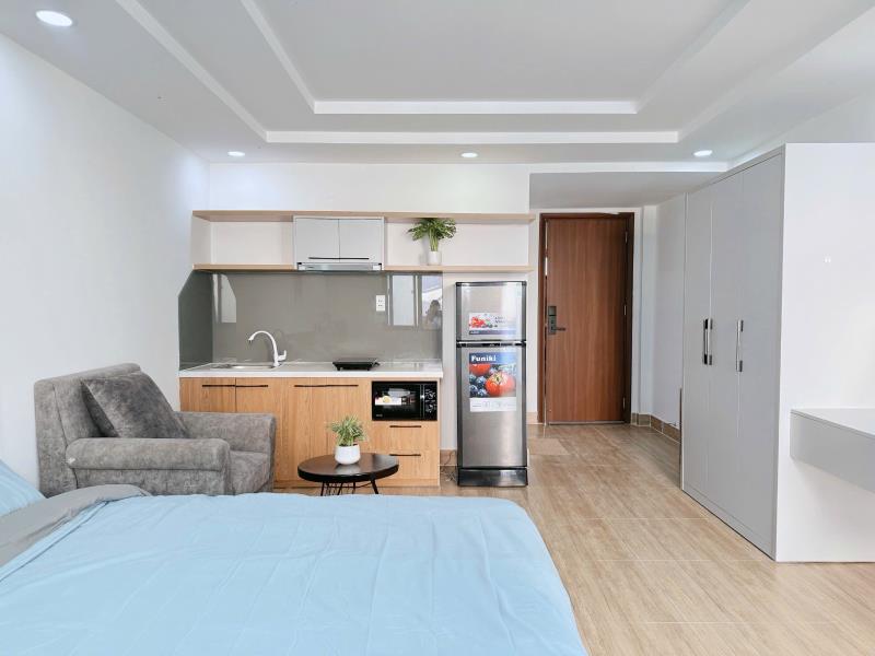 Cho thuê studio ban công 35m2 new 100% ngay chợ bến thành - bitexco tower - cầu calmette
