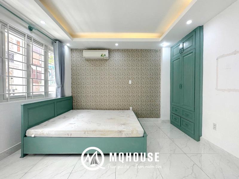 Cho thuê 1pn ban công 40m2 có máy giặt riêng ngay công viên lê văn tám - hồ con rùa - nhà thờ tân định - 4
