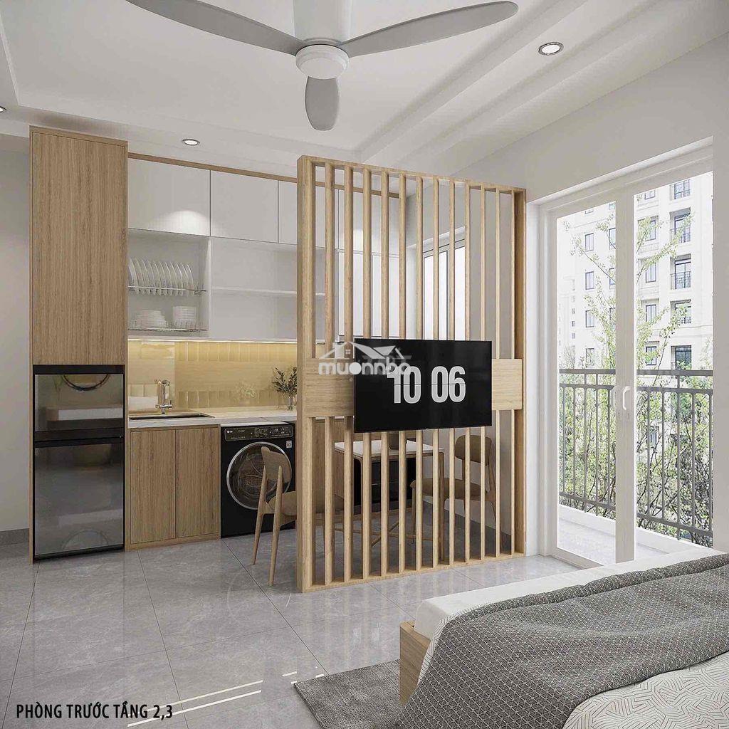 Studio ban công cửa sổ trời thoáng mát - 3