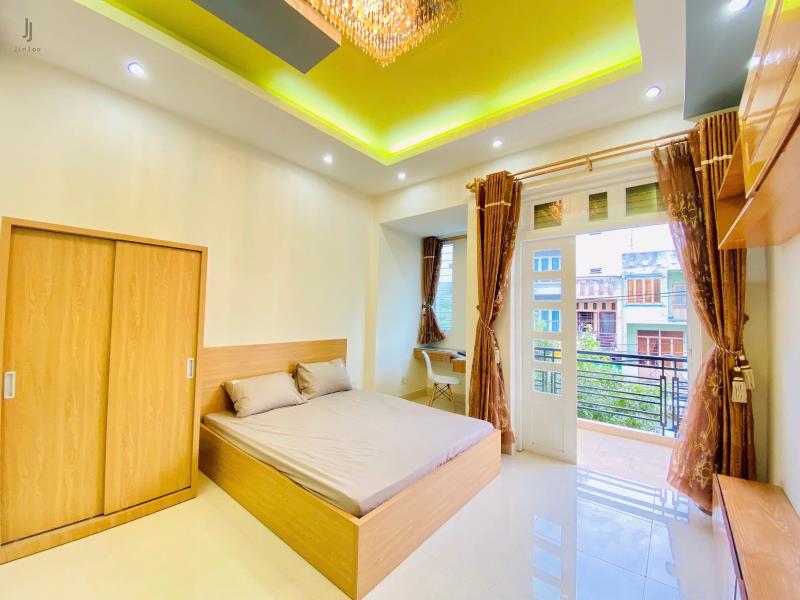 Cho thuê căn hộ dịch vụ ban công cửa sổ hoàng hoa thám bình thạnh gần chợ bà chiểu  - Ảnh 2