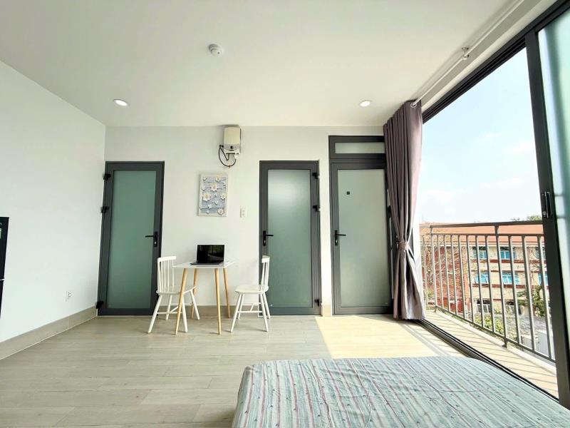 Cho thuê phòng trọ ban công thoáng mát, đủ nội thất tại 14 nguyễn văn lượng, p6, gò vấp - Ảnh 4
