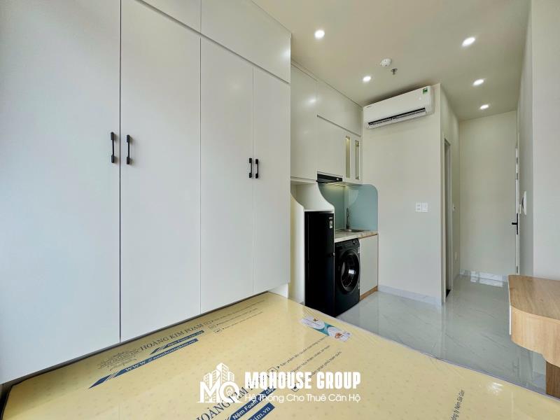 Cho thuê studio 25m2 new 100% có thang máy - máy giặt riêng ngay chợ bà chiểu - đại học văn lang - học viện cán bộ tphcm - Ảnh 2