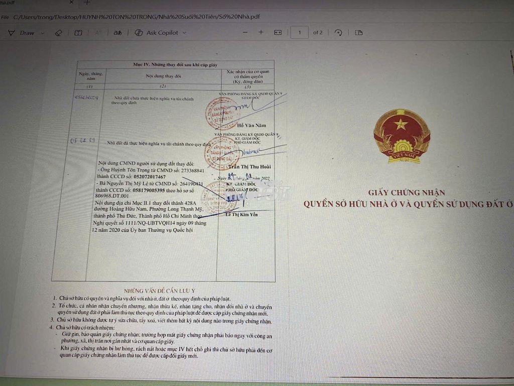 Cần bán nhà nát gần bv ung bướu cơ sở 2 - 2