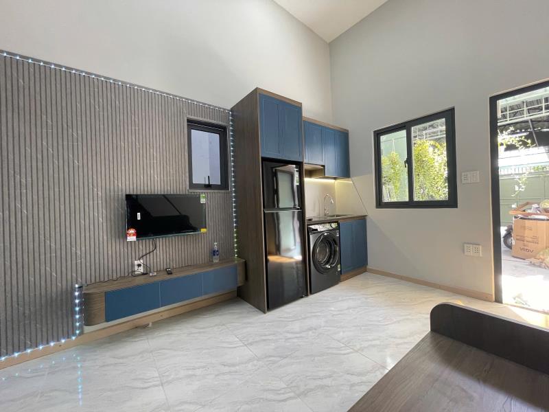 Cho thuê căn hộ 2pn rộng 50m2 có máy giặt riêng ngay ngã tư hàng xanh - đại học hutech - ngoại thương - cầu kinh thanh đa - Ảnh 2