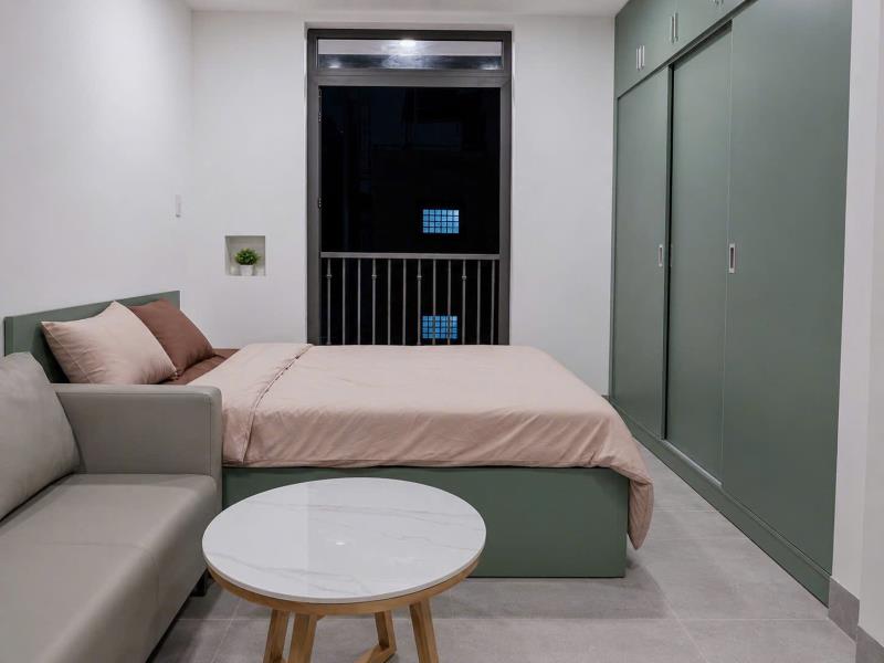 Căn hộ ban công new 100% gần phan xích long phú nhuận, tân định quận 1, sân bay, thang máy, máy giặt riêng - Ảnh 3