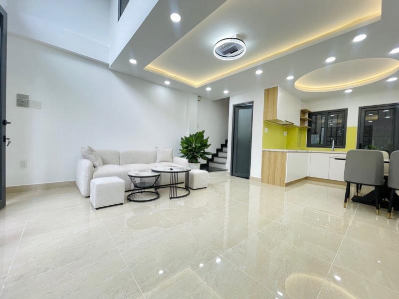 Nhà bán lê đức thọ 4 tầng hẽm xe hơi, 45m2 sổ hồng riêng - Ảnh 3