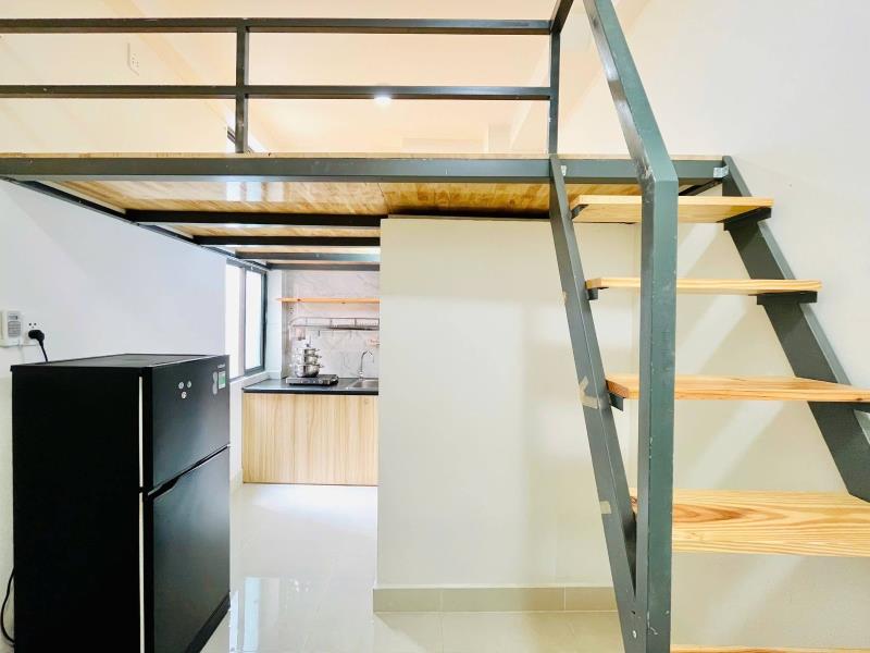 Phòng duplex gác cao thoáng full nội thất tại phan văn hân ngay chân cầu thị nghè gần thảo cầm viên