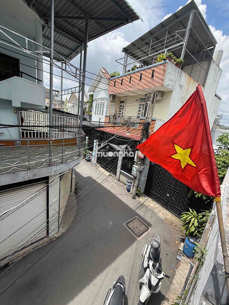 Nhà 3 p ngủ diện tích 56m vuông vức hẻm 5m thông , 2,7 tỷ - Ảnh 2