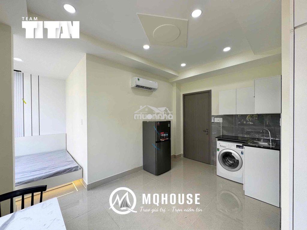 💥Cho thuê chdv dạng studio full nội thất, cửa sổ, máy giặt riêng - Ảnh 4