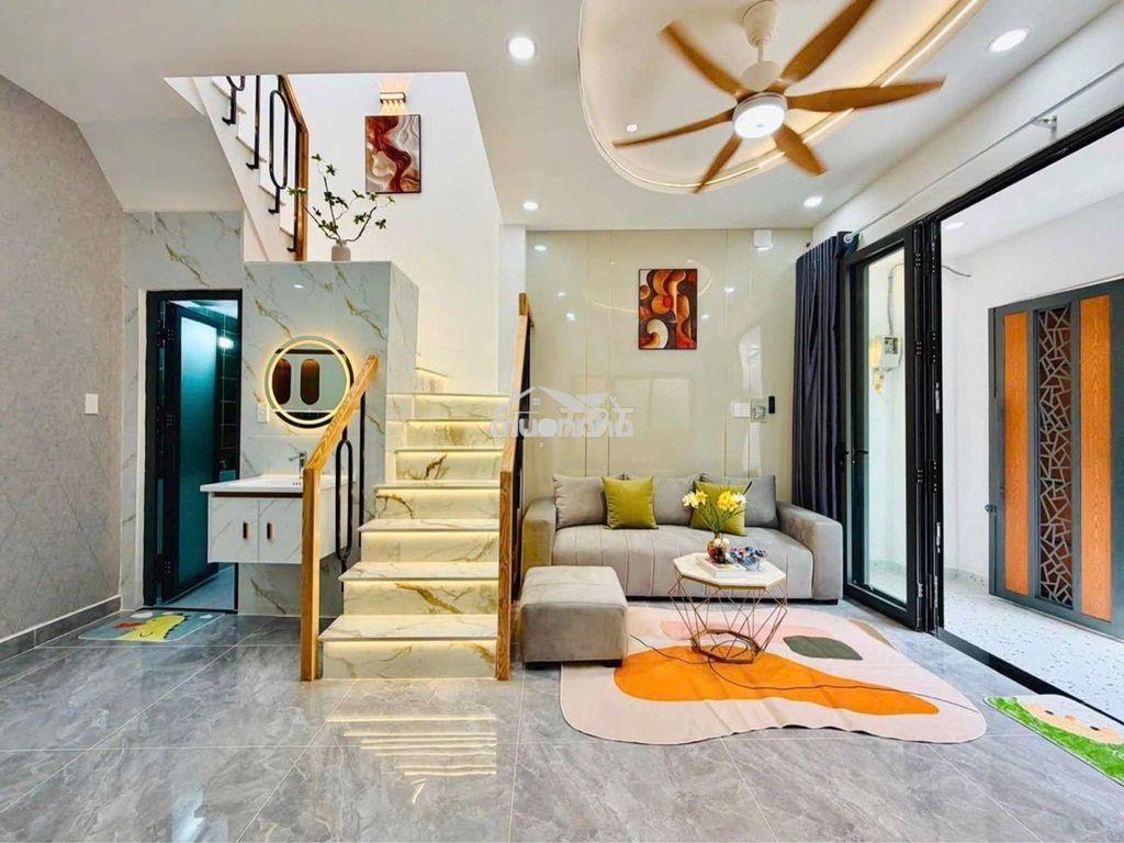 Chợ gò vấp, 50m2, nở hậu, pn trệt, sân để xe, sân trồng hoa bên hông - Ảnh 3