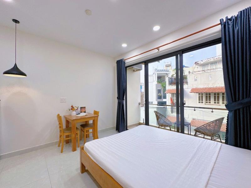 Căn hộ cc mini bình thạnh gần chợ bà chiểu, có ban công, full nội thất, thang máy bảo vệ gần phan đăng lưu, tiện đi q1 q3 - Ảnh 4