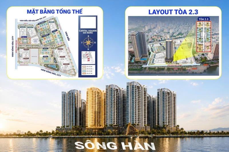 Chiết khấu đến 16% - căn hộ ven sông hàn, capital square đà nẵng