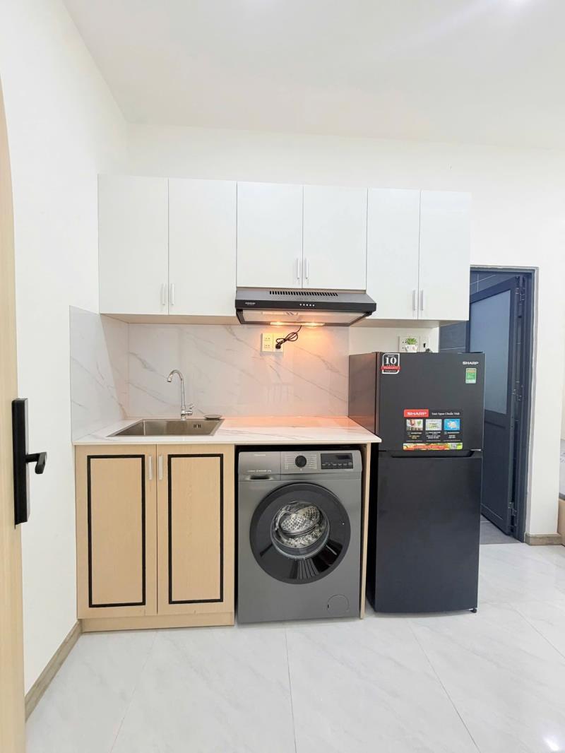 Cho thuê căn hộ 1pn cửa sổ lớn đường tăng bạt hổ quận bình thạnh, sát bên q1 - gần hutech, ngoại thương, văn lang - Ảnh 4