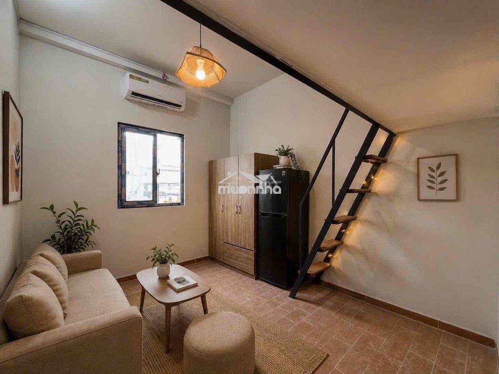 Căn hộ mini full nội thất cửa sổ trời nhận oto - Ảnh 2