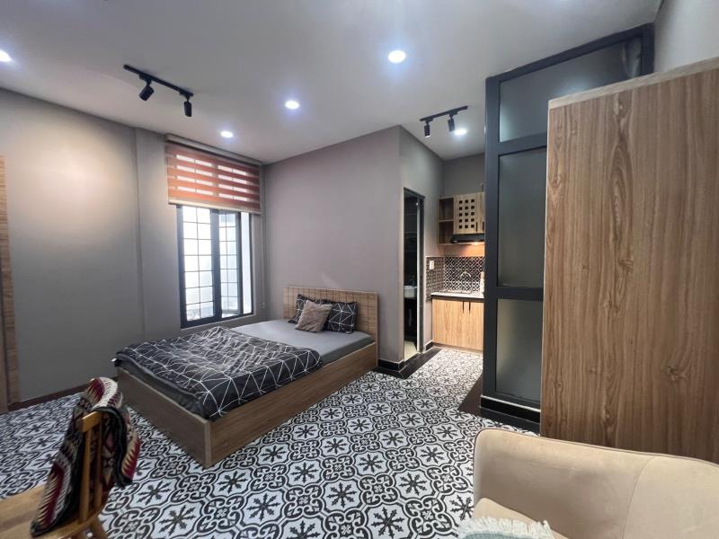 Thuê ngay căn hộ 30m2 full nội thất vibe nhật bản tặng thẻ tập gym - yoga - erobic 3th ngay nơ trang long gần chợ bà chiểu giáp quận 1,3 , thang máy hầm xe 