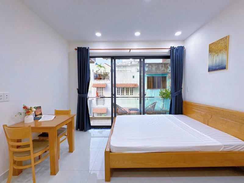 Cho thuê căn hộ mini ban công lớn gần chợ bà chiểu, phú nhuận, quận 1 – đường nguyễn văn đậu, bình thạnh - Ảnh 2