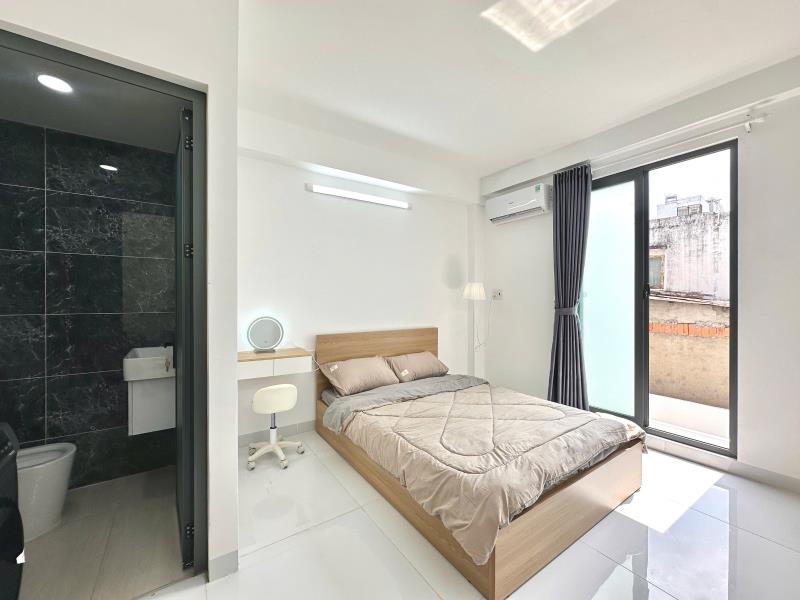 Studio - xvnt, bt - có máy giặt riêng, ban công - gần nguyễn gia trí, các trường đh lân cận - Ảnh 2